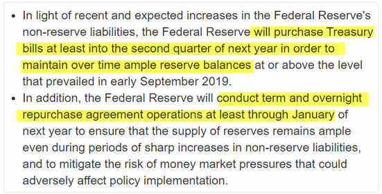 federal reserve october comments